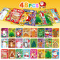 Ayieyill 64 Packs Halloween Stickers Pumpkin Decorating Stickers for Children , 32 Sheet Small Pumpkin Face Stickers for Halloween Party Supplies Trick or Treat Party Favors
